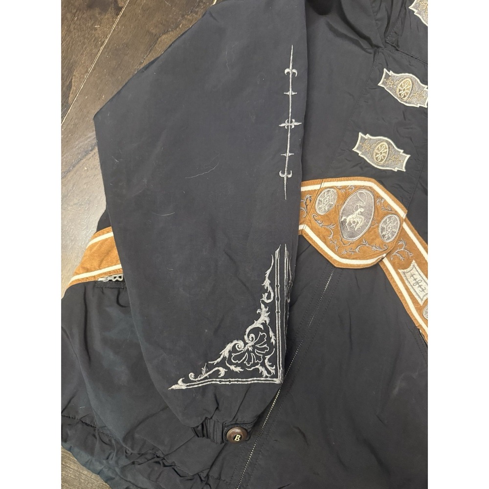 Vintage Bogner Ski Jacket Womens 8 Western Equestrian Embroidered USA Made - Picture 11 of 16